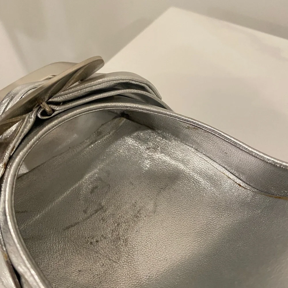 Roger Vivier Silver Buckle Heels - Picture 8 of 15